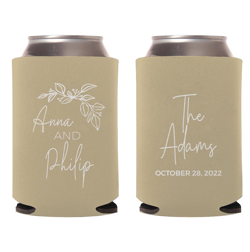 Custom shop wedding koozies