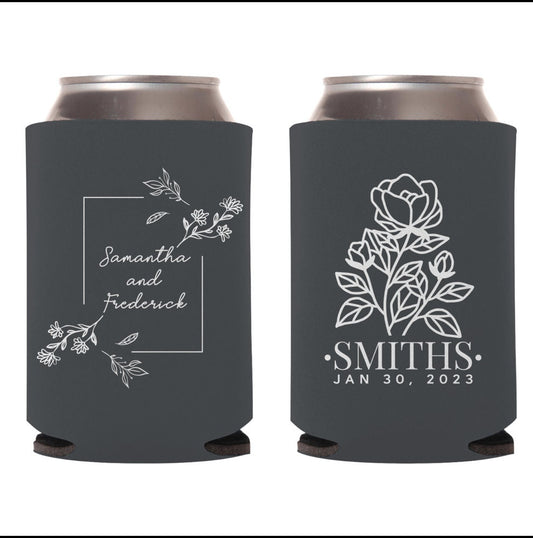 Personalized Wedding Can Cooler (138)