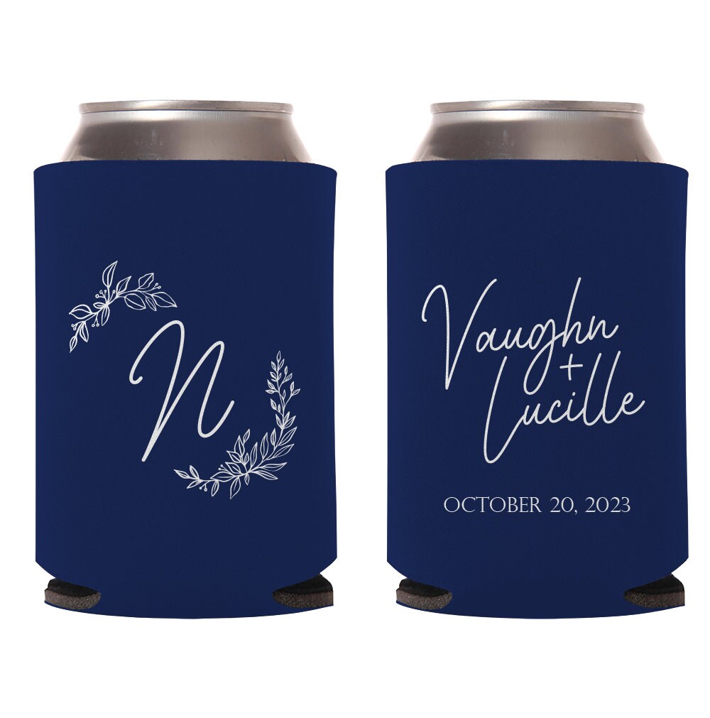 Personalized Wedding Can Coolers (369)