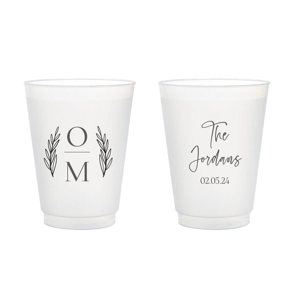Custom Wedding Frosted Cups (93)