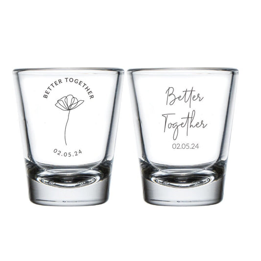 Better Together Wedding Shot Glasses (188)