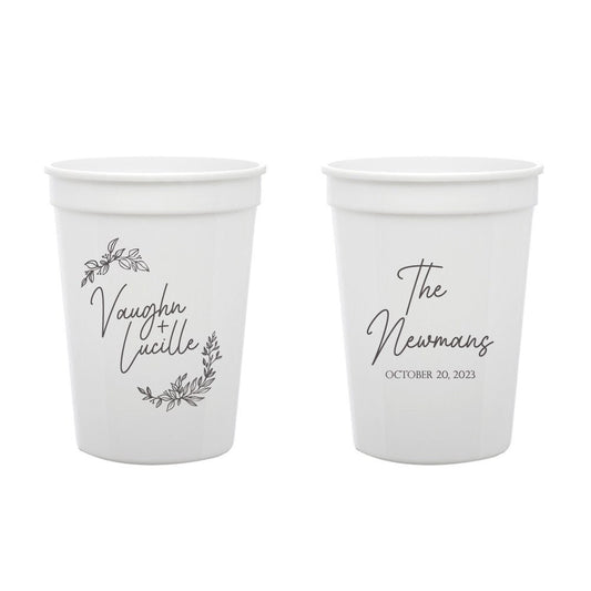Personalized Stadium Cups as Wedding Gift (372)
