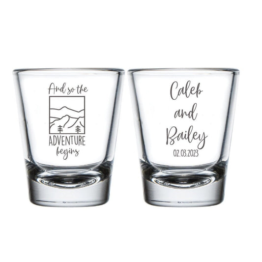 Custom Shot Glasses Wedding Favors (379)