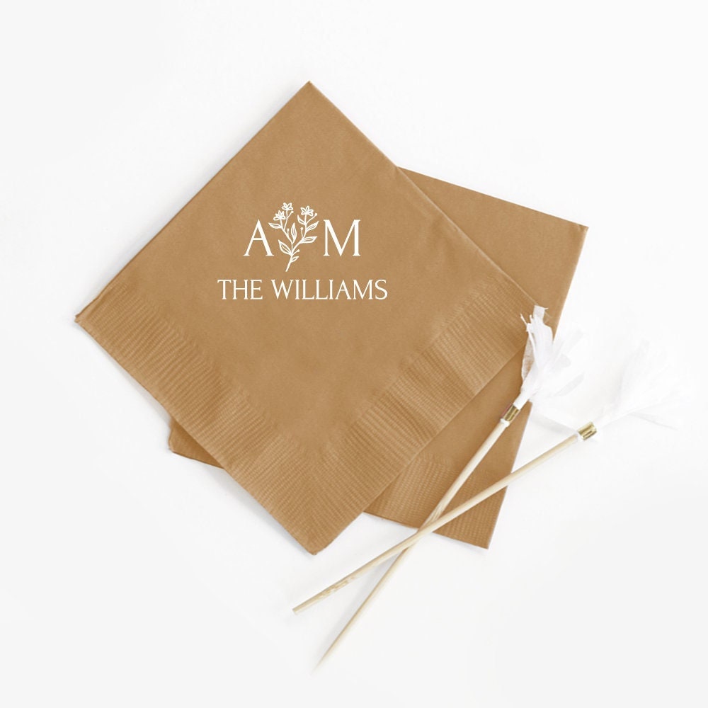 Personalized Paper Napkins for Weddings (7)