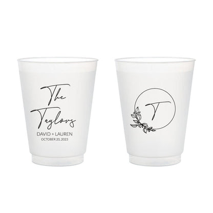 Custom Wedding Frosted Cups (148)