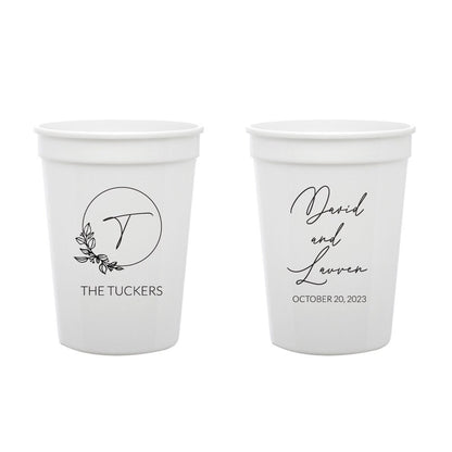 Custom Wedding Stadium Cups (144)