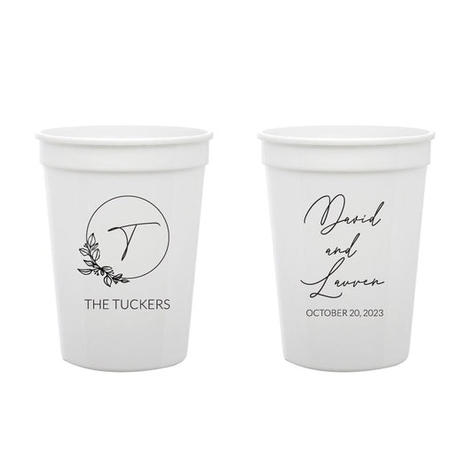 Custom Wedding Stadium Cups (144)