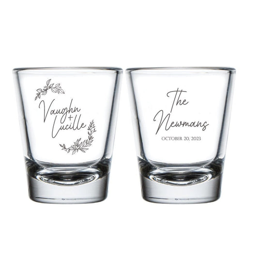 Personalized Shot Glasses as Wedding Gift (372)