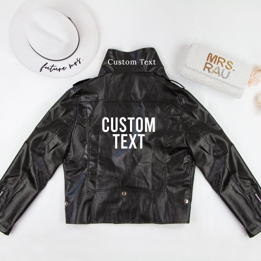 Custom faux 2024 leather jackets