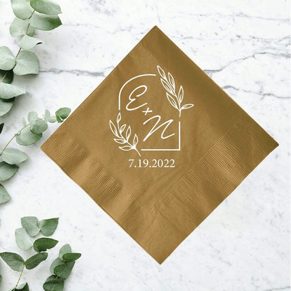 Custom Wedding Napkins (12)