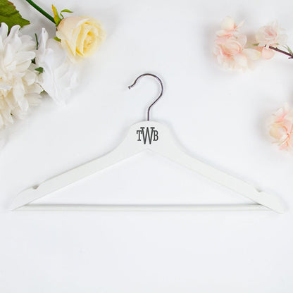 Monogram Engraved Wedding Dress Hanger