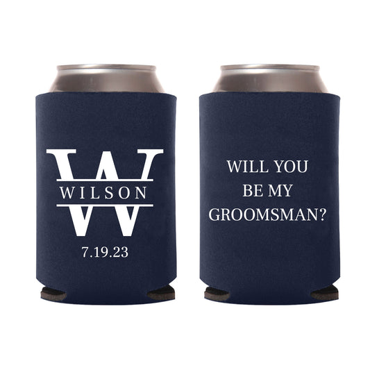 Will You Be My Groomsman Can Cooler (120)