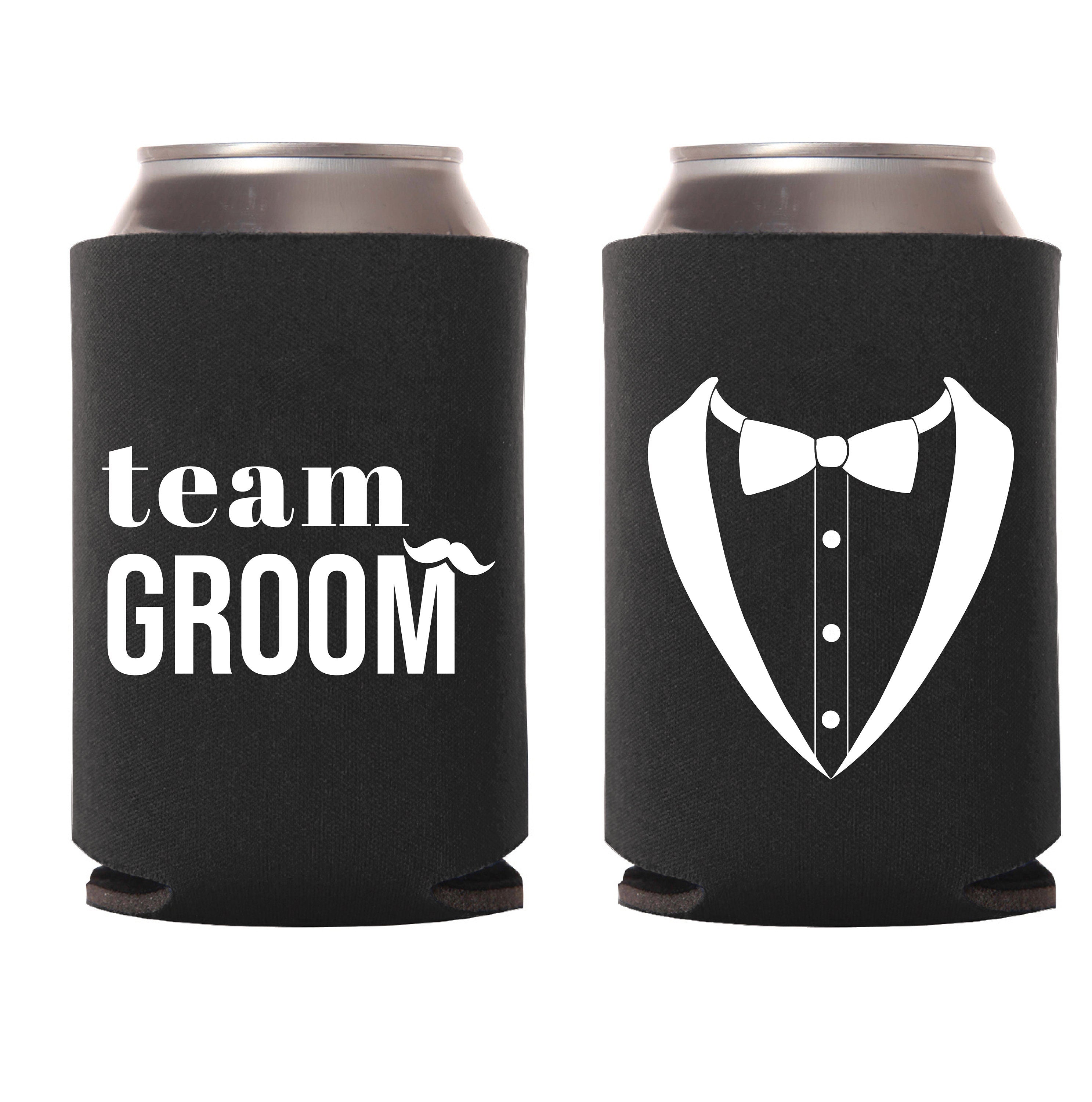 Groomsmen Custom Metal Can Cooler