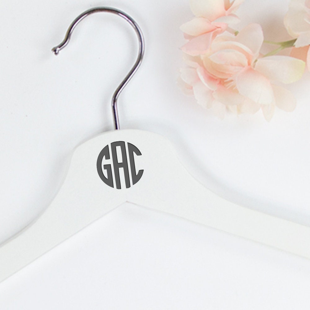 Custom Monogram Engraved Wedding Hangers