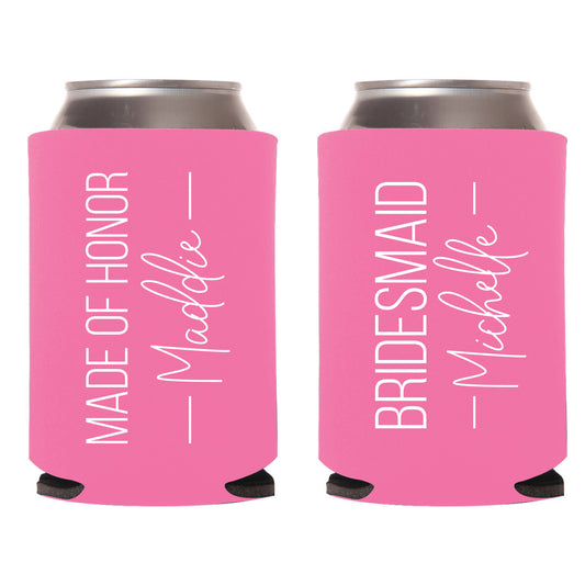 Custom Maid of Honor Can Coolers (138)