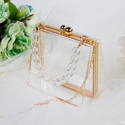 Blank Clear Box Clutch