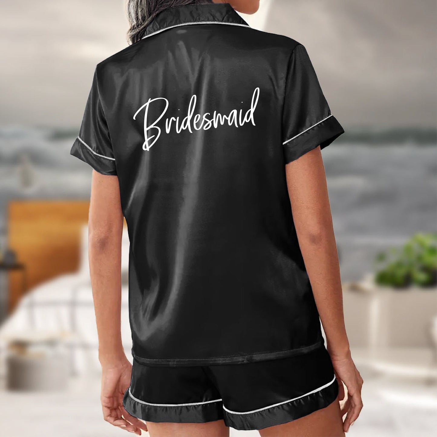 Pajama Set Shorts - Bridal Pajamas