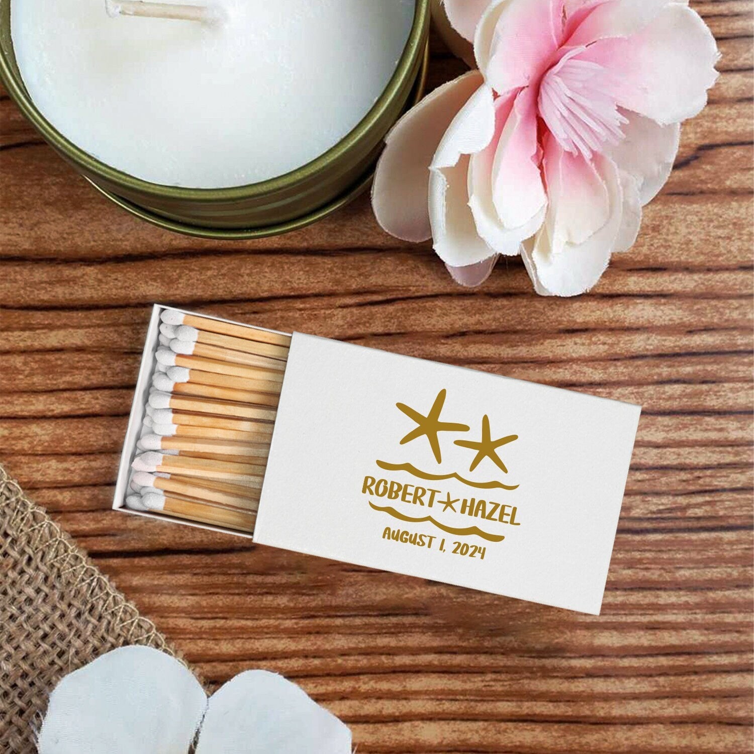 Custom Wedding Matchbox Favors (1)