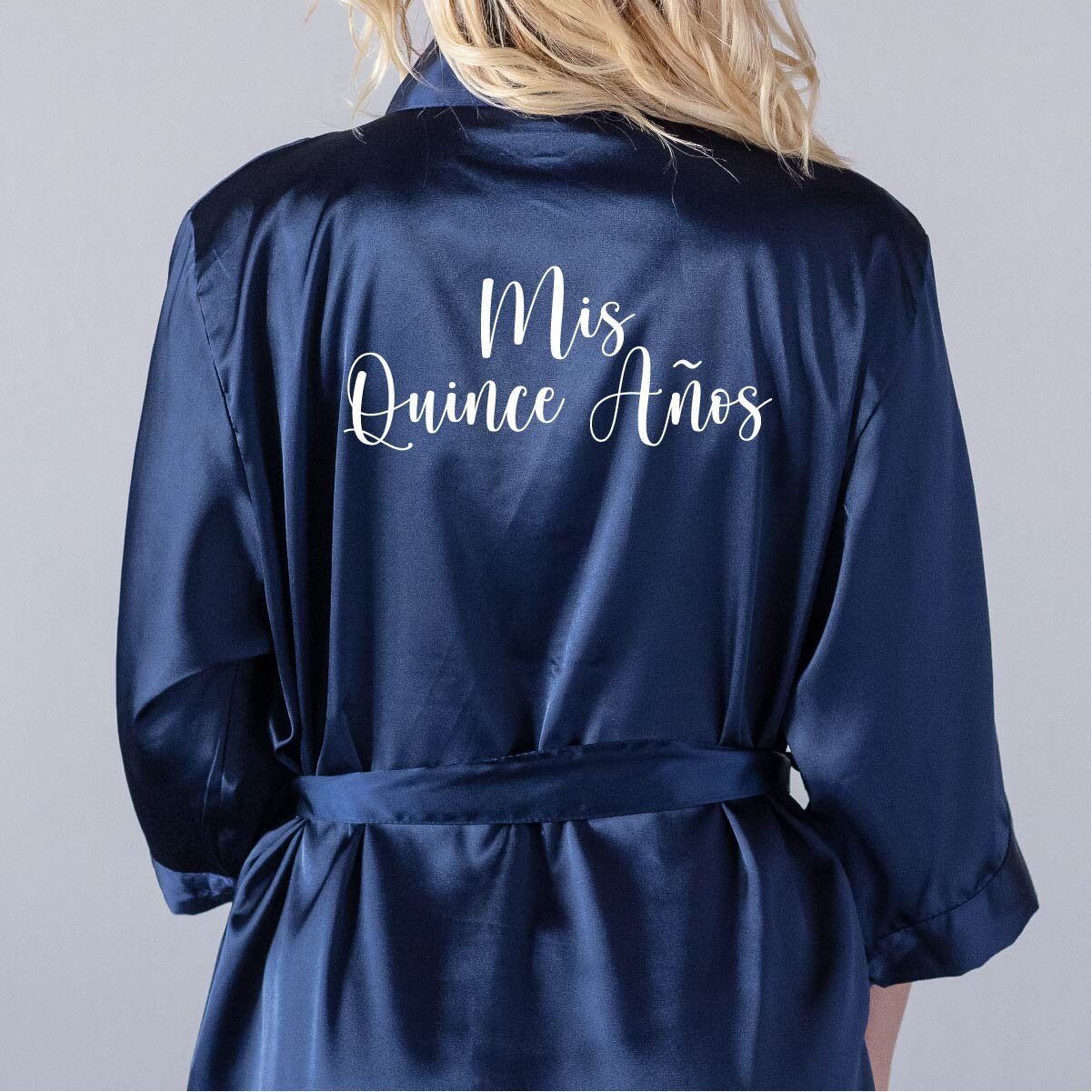 Personalized Quinceañera Satin Robes