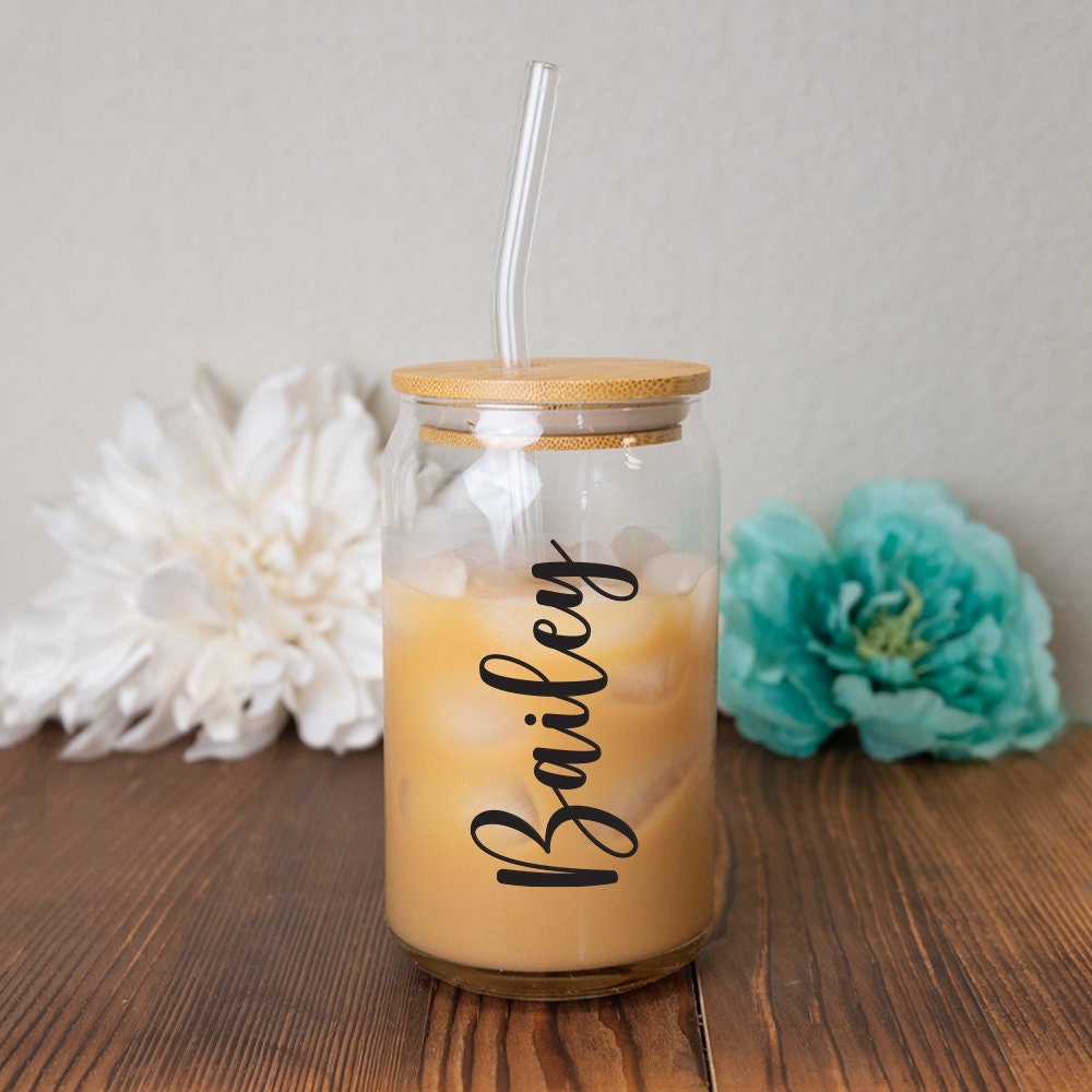 Bridal Party Glass Coffee Cup