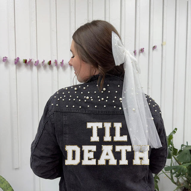 Black Pearl Till Death Bridal Jackets