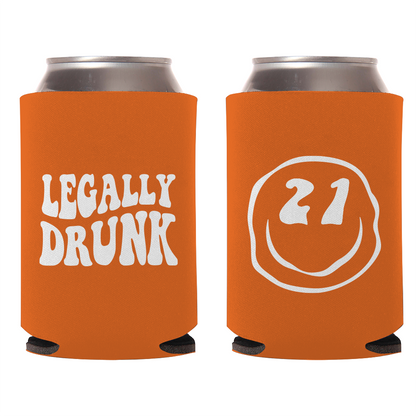 Legally Drunk 21st Birthday Can Coolers