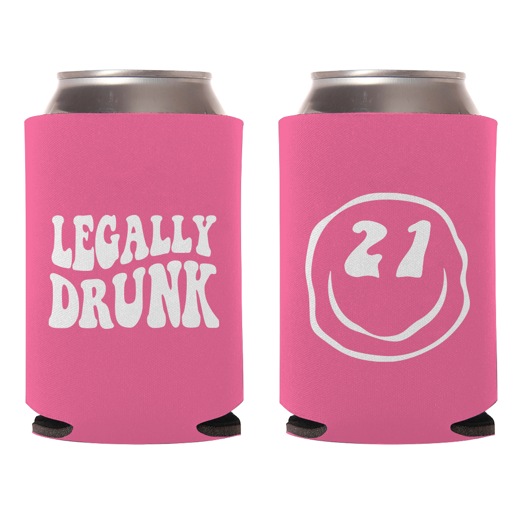 Legally Drunk 21st Birthday Can Coolers