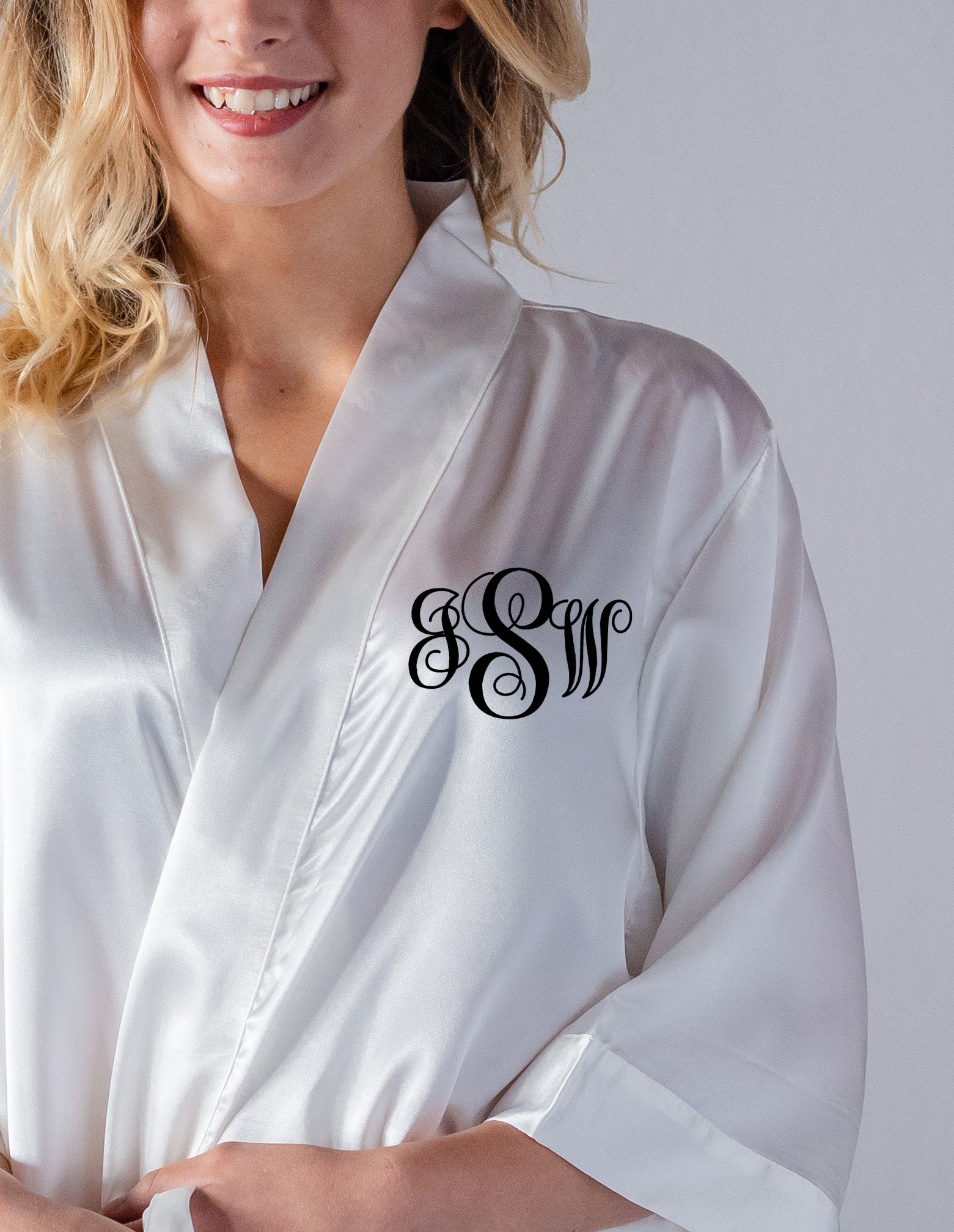 Monogrammed Robes - Cursive Style