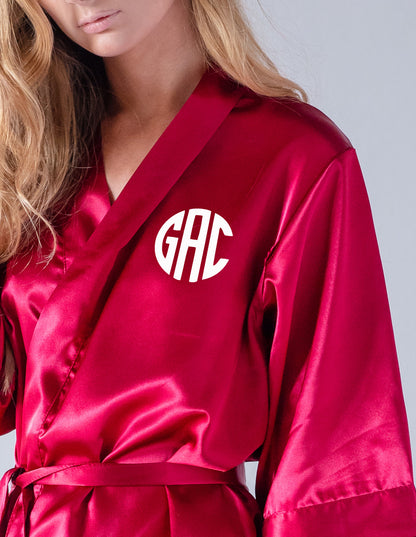 Monogrammed Robes - Circular Style