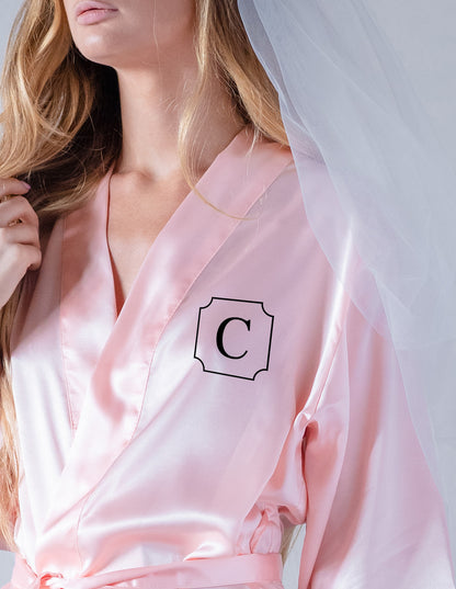 Monogrammed Robes - Curved Edge Style