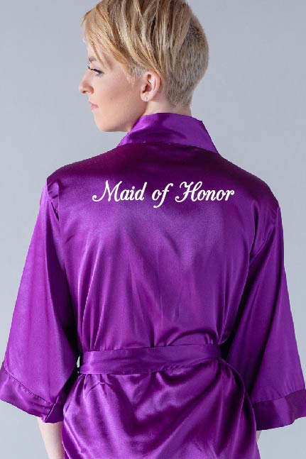 Elegant Style - Maid of Honor Robe