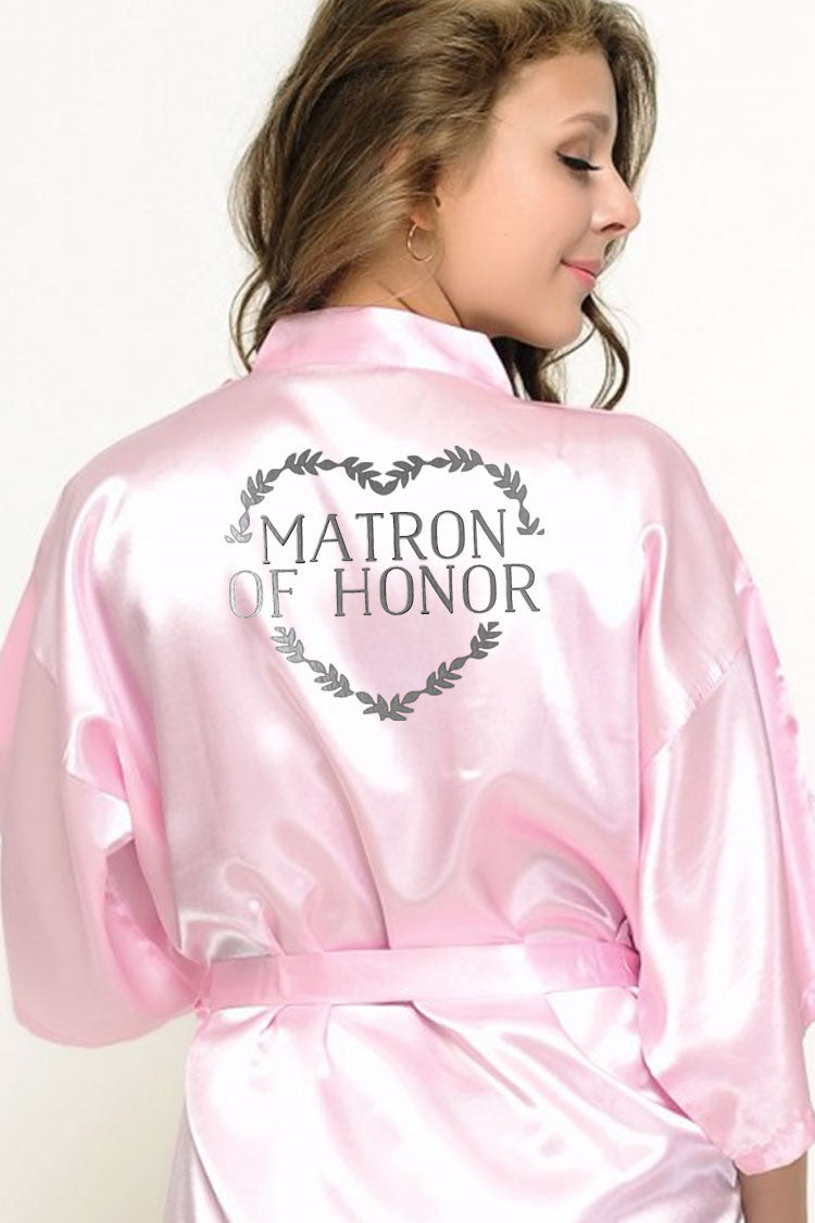 Heart Wreath Style - Matron of Honor Robe