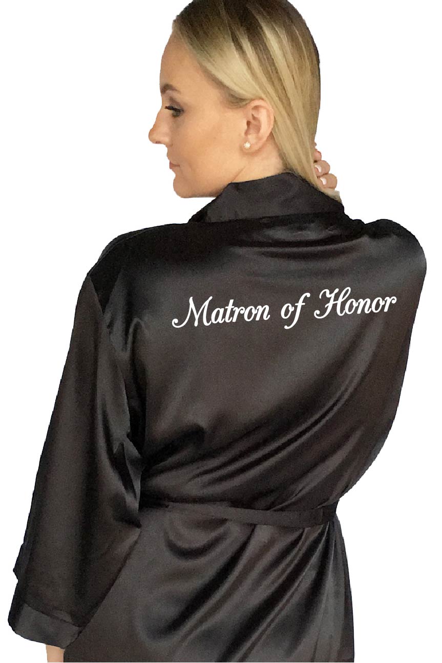 Elegant Style - Matron of Honor Robe