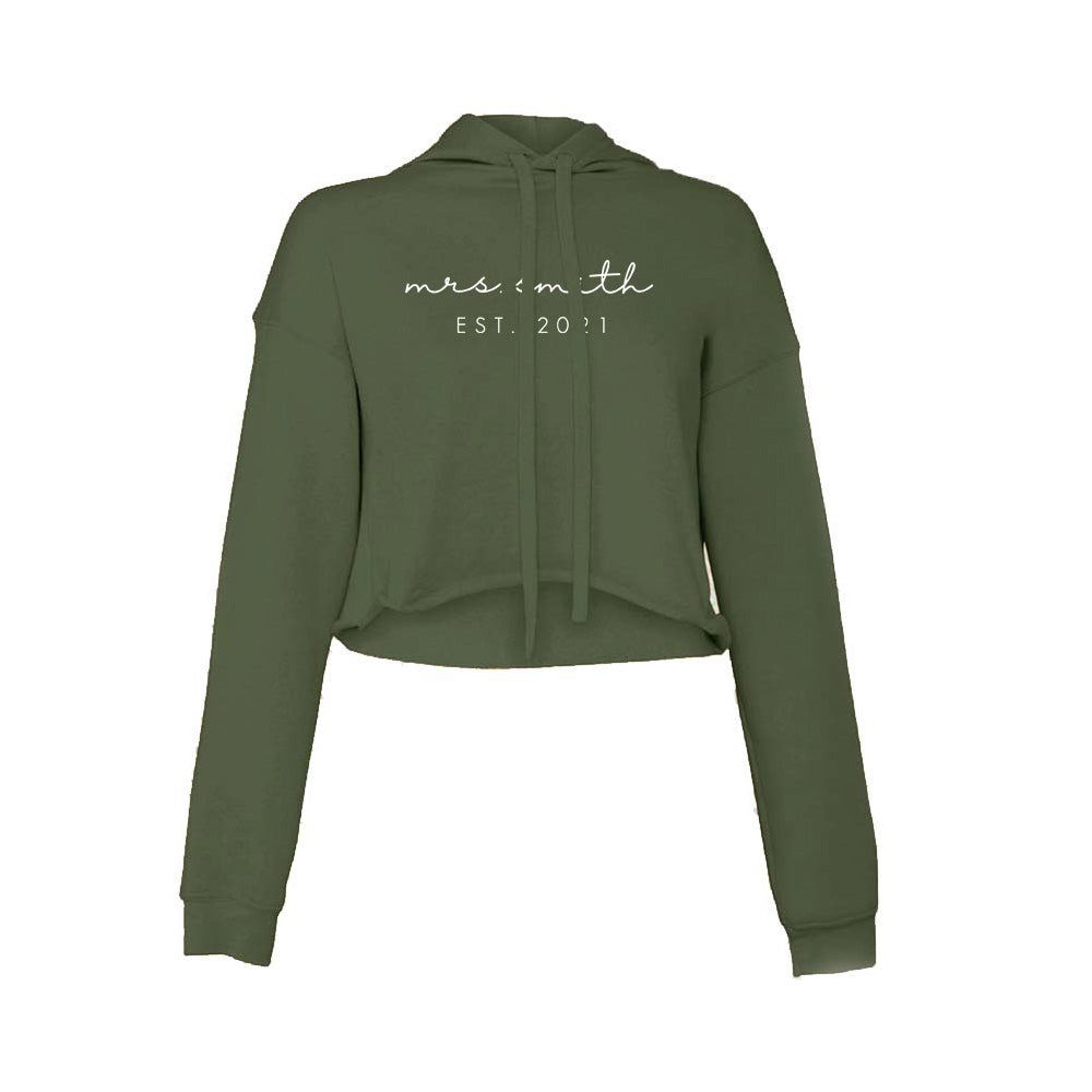 Personalized Mrs., Est. Year Sweatshirt