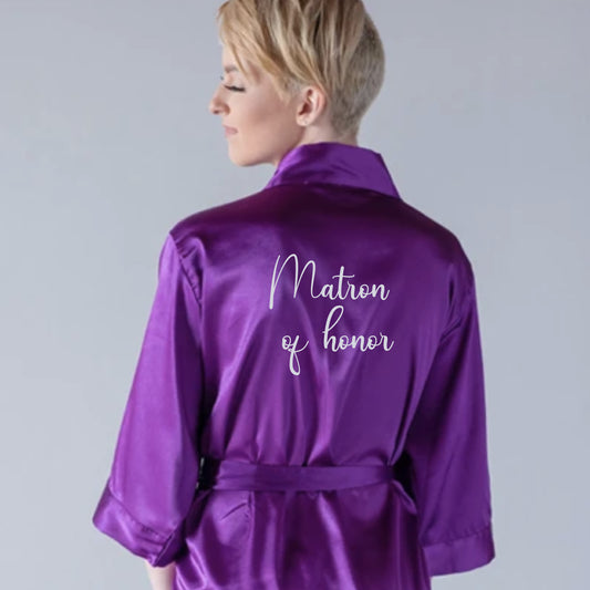 Longhand Style - Matron of Honor Robe