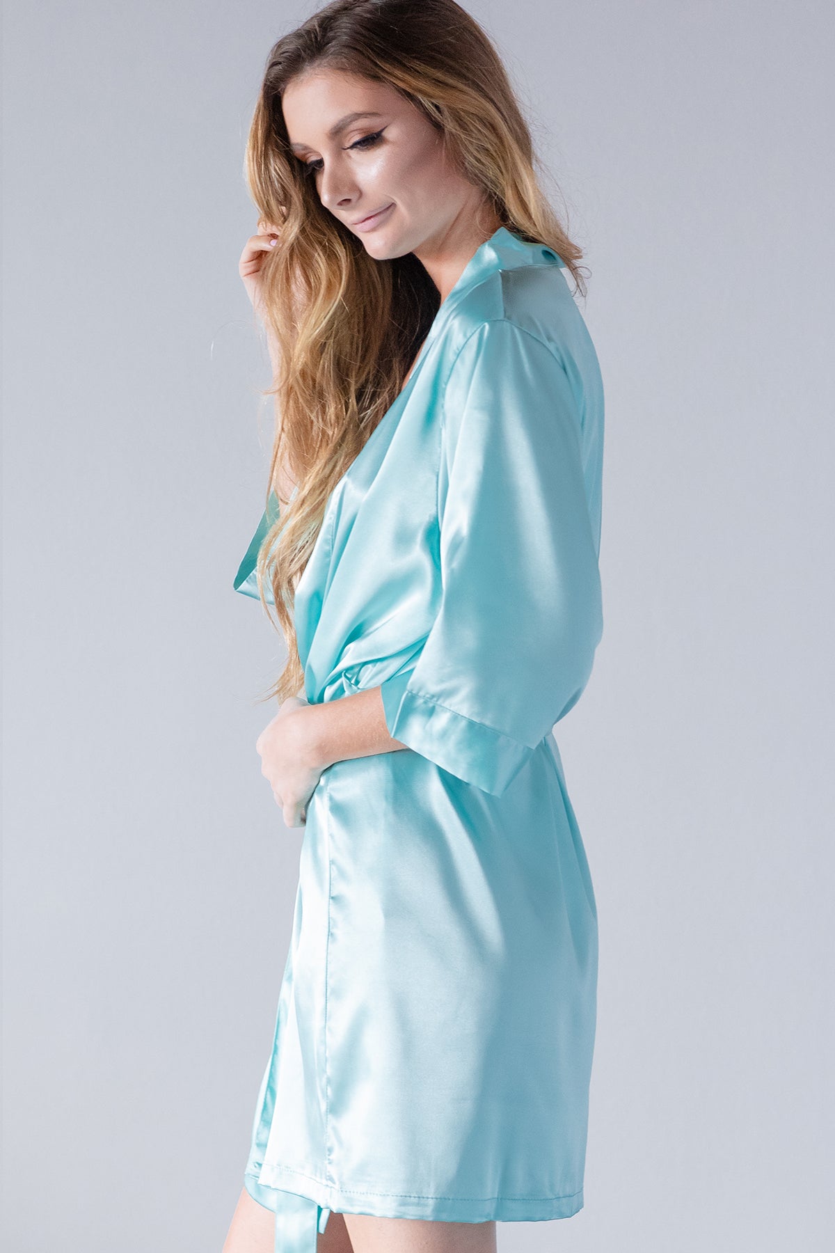Hot Two Piece Satin Robe & Night Dress for Women X302Ag – Klamotten