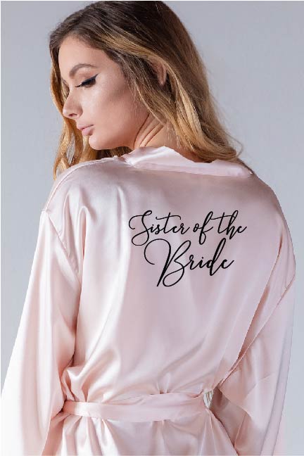 Handwritten Style - Sister of the Bride Robe