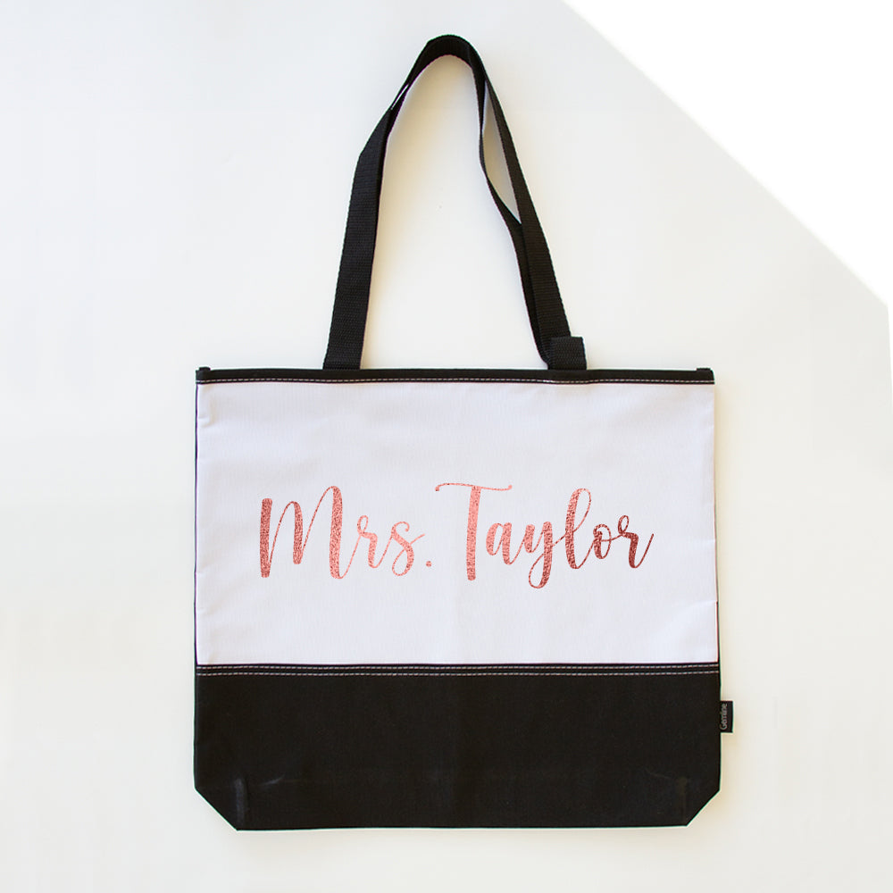 Personalized Mrs. Taylor - Tote Bag