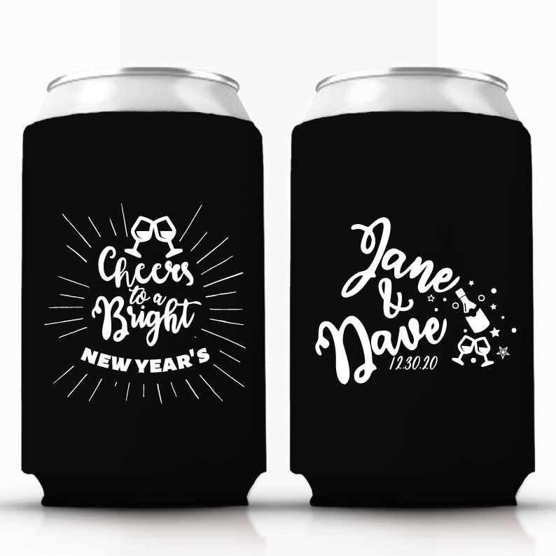 Custom New Years Can Coolers (x)