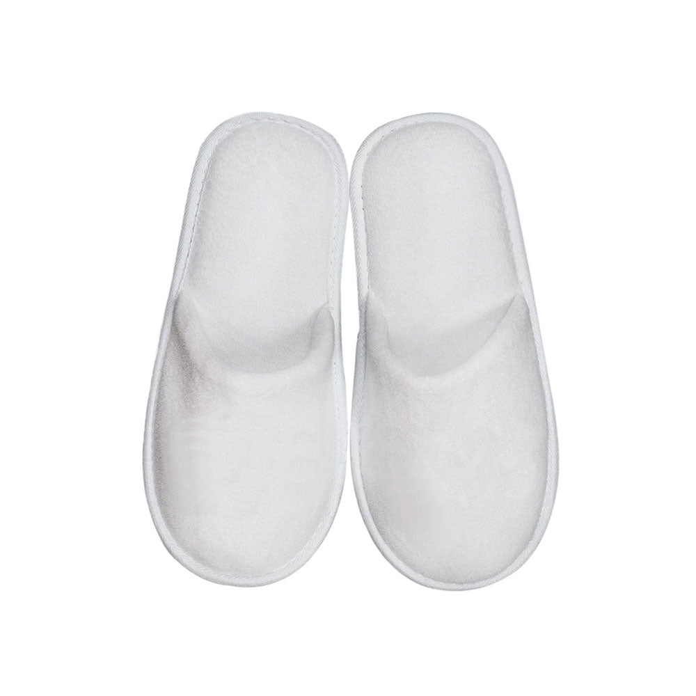 White Youth Close Toed Slipper