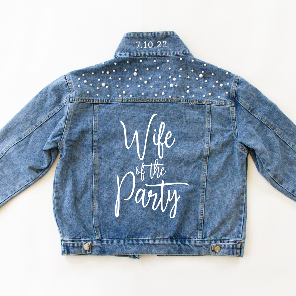 (Blue) Wife of the Party/ The Party Denim Jacket